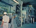 Coater No. 8 was newly installed in 1972 to meet the increasing demand for electrostatic recording paper for expanding copying machines and facsimiles.