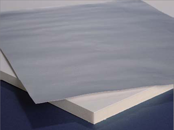Calcium carbonate paper. Building material paper highly filled with calcium carbonate