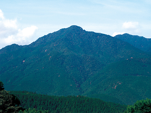 那智大滝に隣接する高山
